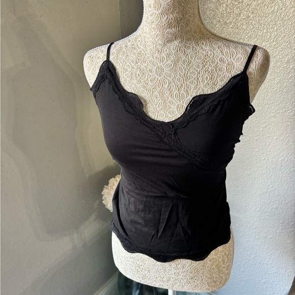 Express Black Lace-Trim Cami - Picture 5 of 6